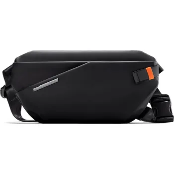 Městský batoh Lehká crossbody sling ledvinka s nastavitelným popruhem INATECK 4L Barva: Černá