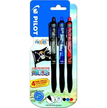 Kancelář PILOT FriXion Ball Plus One Piece + samolepky, BL, černá, červená, modrá