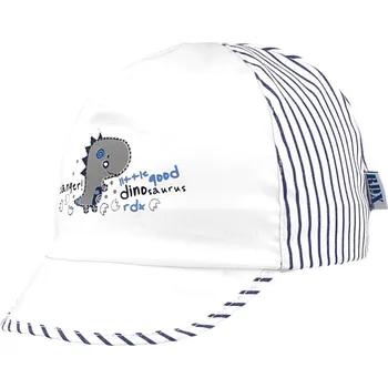 Kojenecká čepice RDX Chlapecká kšiltovka proužek Dino Vel. 50