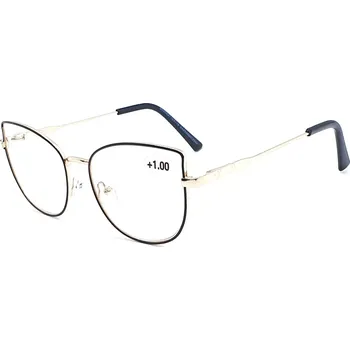 Brýle na čtení IDENTITY Dioptrické brýle MC2294 +5,00 black/gold flex