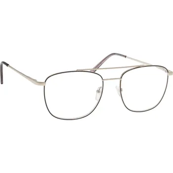 Brýle na čtení BRILO Dioptrické brýle RE114-B +3,00 silver flex