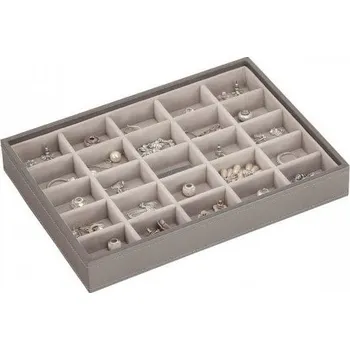 Šperkovnice Stackers, Krabička na šperky Stackers s 25 přihrádkami classic šedo-béžová - Formadore