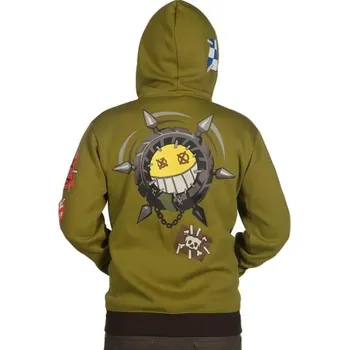 Karnevalový doplněk Jinx - Mikina s kapucí pro dospělé Ultimate Junkrat - Overwatch - L