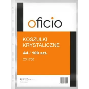 Prospektový obal A4/100ks OFICIO čirý, 50 mikronů