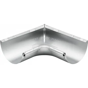 Žlabový kout 400 pozinkovaný