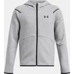 Under Armour Unstoppable Flc FZ Jr Grey S sportovní mikina