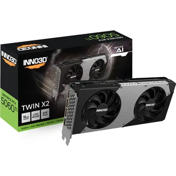 Grafická karta Inno3D GeForce RTX 5060 Ti Twin X2 16 GB (N506T2-16D7-191073N)