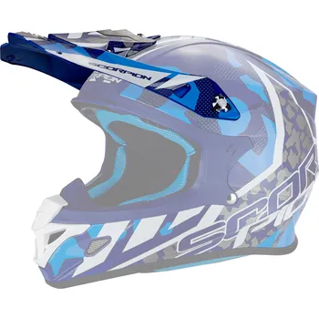 Helma na motorku Kšilt SCORPION VX-21 FURIO modro/bílý UNI stav: UNI