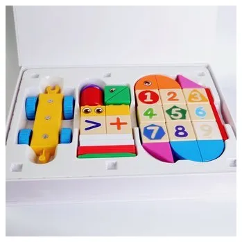 Stavebnice Geomag CONSTRUCT EDU ALILO Počítání magnetická stavebnice 30 dílů