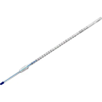 Teploměr skleněný laboratorní se zábrusem (Rozsah (&degC): 0 až +250, Dělení (&degC) : 1,0 , Délka stonku (mm) bez zábrusu: 55, Délka stonku (mm) včetně zábrusu: 80, Balení (ks): 1)