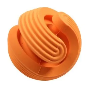 Hračka pro psa Hračka EBI+ Crack me up - lopta s dávkovačom pamlskov oranžová 8,5x8,5x8,5cm