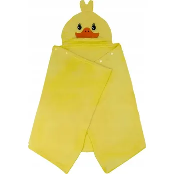 Koupací ručník s kapucí s dětským zvířátkem Kačenka Kachna Simon