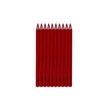 Kresba Pastelky trojhranné KzL Lak červená sv. 10 ks 71615-06