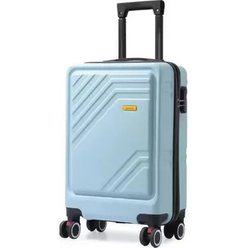 Stylový cestovní kufr s TSA zámkem 56 cm 4 kolečka Modrá