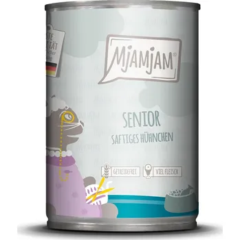 Krmivo pro kočku MjAMjAM Senior šťavnaté kuře 6x400 g