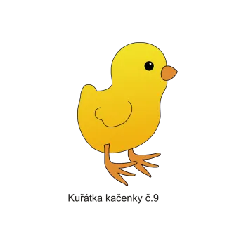 Informační tabulka Samolepky OZNAČENÍ TŘÍD - Kuřátka č.9 8502-76