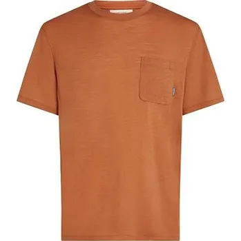 Dámské tričko Pánské tričko Merino 150 Tech Lite SS Relaxed Pocket Tee Icebreaker Dusty Clay velikost oblečení L
