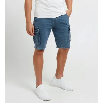 Recea Pánské džínové kraťasy Paea nebesky modrá XL