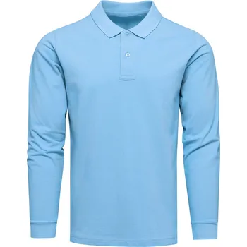 Pánské tričko Recea Pánské tričko s dlouhým rukávem Vata blankytná modř L