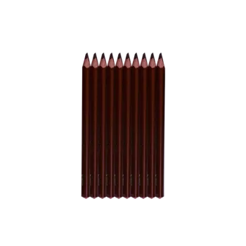 Kresba Pastelky trojhranné KzL Lak hnědá tm. 10 ks 71620-33