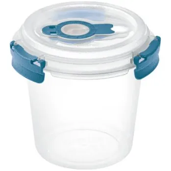 Tontarelli Dóza na potraviny FRESH SYSTEM 0,64 l kulatá, s ventilem transp/modrá 9042879AW9 9042879AW9