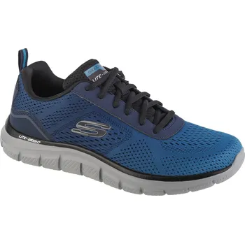 Pánské tenisky Modré pánské tenisky Skechers Track - Ripkent 232399-NVBL Velikost: 42
