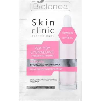 Pleťová maska Bielenda Skin Clinic Professional Signaling Peptides regenerační maska na noc 8 g
