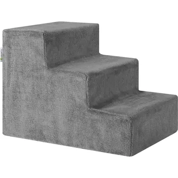 Schody a rampa pro psa Juskys Timmy 51701 46 x 36 x 34 cm šedé