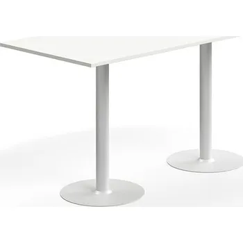 Jídelní stůl Barový stůl ALVA, 1800x800x900 mm, vysokotlaký laminát, bílá