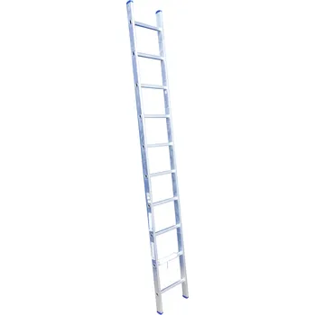 Žebřík Elkop Jednoduchý hliníkový žebřík, délka 4m, 1x15 příček