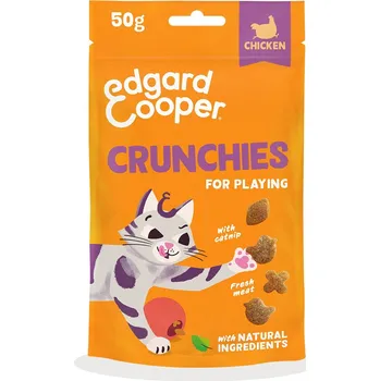 Pamlsek pro kočku Edgard & Cooper Crunchies kuře 50 g