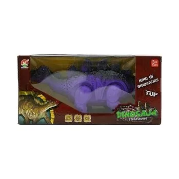Figurka Dinozaur na baterie ruchomy światło dźwięk MIX