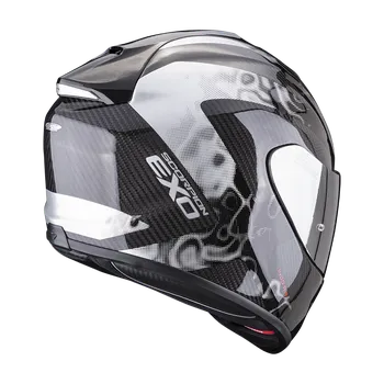 Motodoplněk Moto přilba SCORPION EXO-1400 EVO CARBON AIR ARANEA černo/bílá S