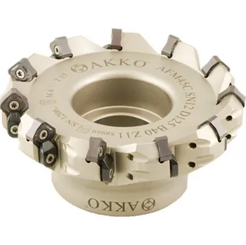 Fréza Nástrčná rovinná fréza 80mm 45° 8bř. pro SNMX 1206 , AKKO AFM45C-SN1206-D080-A27-Z08-H