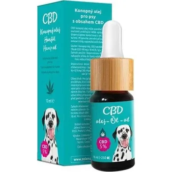 CBD kvapky pre malé psy a mačky 5%, 10ml