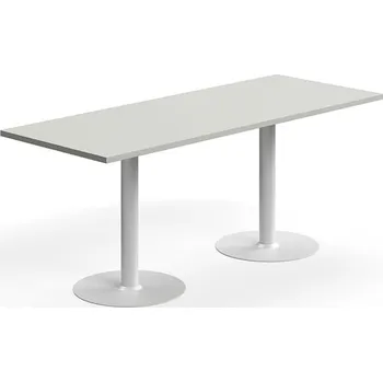 Jídelní stůl Stůl VERTICUS, 1800x700x720 mm, světle šedá/bílá