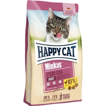 Krmivo pro kočku Happy Cat Minkas Sterilised Drůbež 500g