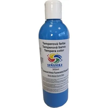 Vodová barva JUMANIKA Tempera fluorescentní 300 ml Barva: modrá
