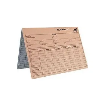 Sběratelská karetní hra Karta pes - růžová A4