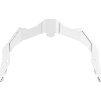 Helma na motorku lem kšiltu přilby Aviator 3 AIROH (bílý)