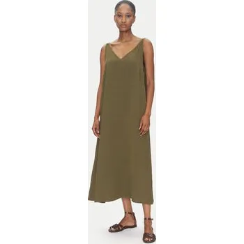 Dámské šaty ViCOLO Letní šaty TD0758 Khaki Regular Fit L