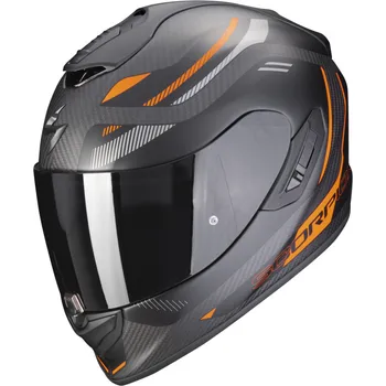 Motodoplněk Moto přilba SCORPION EXO-1400 EVO CARBON AIR KYDRA matná černo/oranžová XXL
