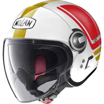 Helma na motorku Moto helma Nolan N21 Visor 06 Flybridge Metal White 67