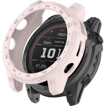 Příslušenství k chytrým hodinkám Silikonový rámeček pro Garmin Enduro 2 a Garmin Tactix 7 - Růžový
