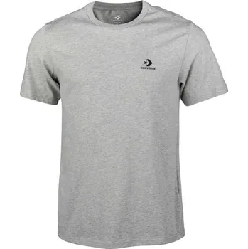 Pánské oblečení Pánské tričko Converse STAR CHEV M Šedá, Černá