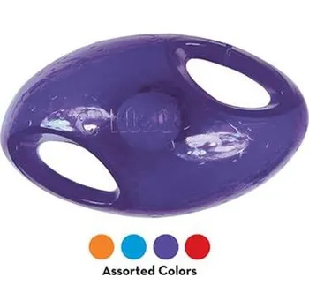 Hračka pro psa Hračka Kong Dog Jumbler Lopta futbalová s pískatkom, guma termoplastická, L/XL