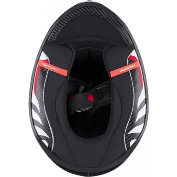 Helma na motorku Interiér do přilby SCORPION EXO-R1/EVO AIR černý XXL