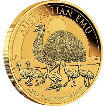 Zlatá mince 100 AUD Australian Emu 1oz 2025