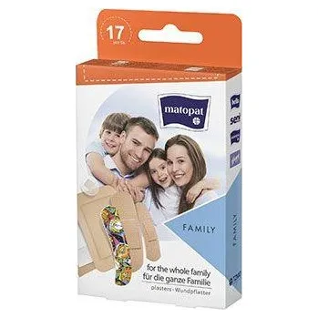 Náplast Náplast FAMILY Matopat 17ks