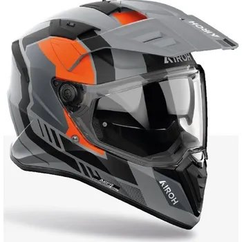 Auto-moto přilba BANDIT Horn AIROH (oranžová matná) 2026 S